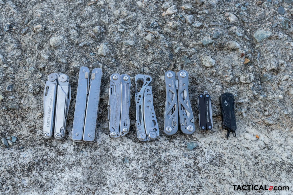Multitools in different sizes