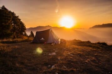 tent as a camping shelter