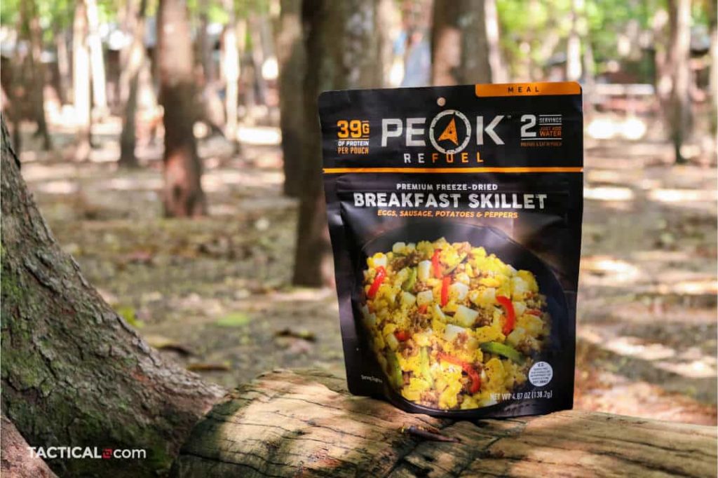 peak refuel breakfast skillet outdoors