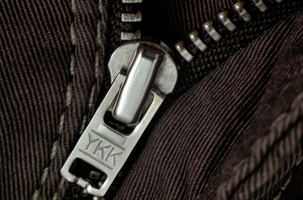 YKK zippers