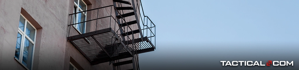 an apartment's fire escape