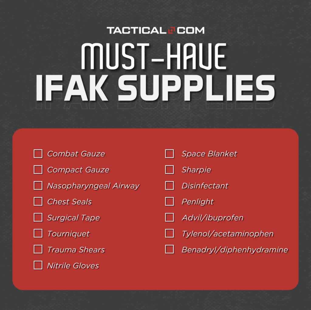 must-have IFAK supplies